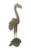  Product image 3 of the product “Flamingo, made from teak root pieces, about 1,10 mtr high-. 2 Parts, metall feet. ”